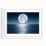 Framed wall art from the Landscapes Seascapes Design 64 collection, showcasing serene ocean waves and a calming color palette, perfect for home decor.