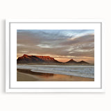 Framed wall art from the Landscapes & Seascapes Design 65 collection, showcasing serene coastal scenery with a white mat and sleek frame, perfect for home decor.