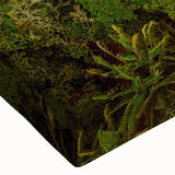 Close-up of a vibrant stretched canvas wall art piece showcasing a serene seascape design with soft blues and warm orange hues, perfect for home decor.