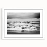 Framed wall art collection showcasing a vibrant seascape design with white matting, perfect for coastal-themed decor in modern interiors.