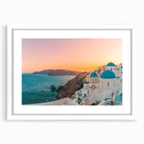 Framed wall art collection featuring a serene seascape design with a white mat, perfect for coastal-themed decor. Ideal for enhancing living spaces with calming ocean vibes.