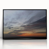 Framed acrylic wall art featuring a stunning landscapes and skyscapes design in a sleek black frame, ideal for modern home décor and artistic enhancement.