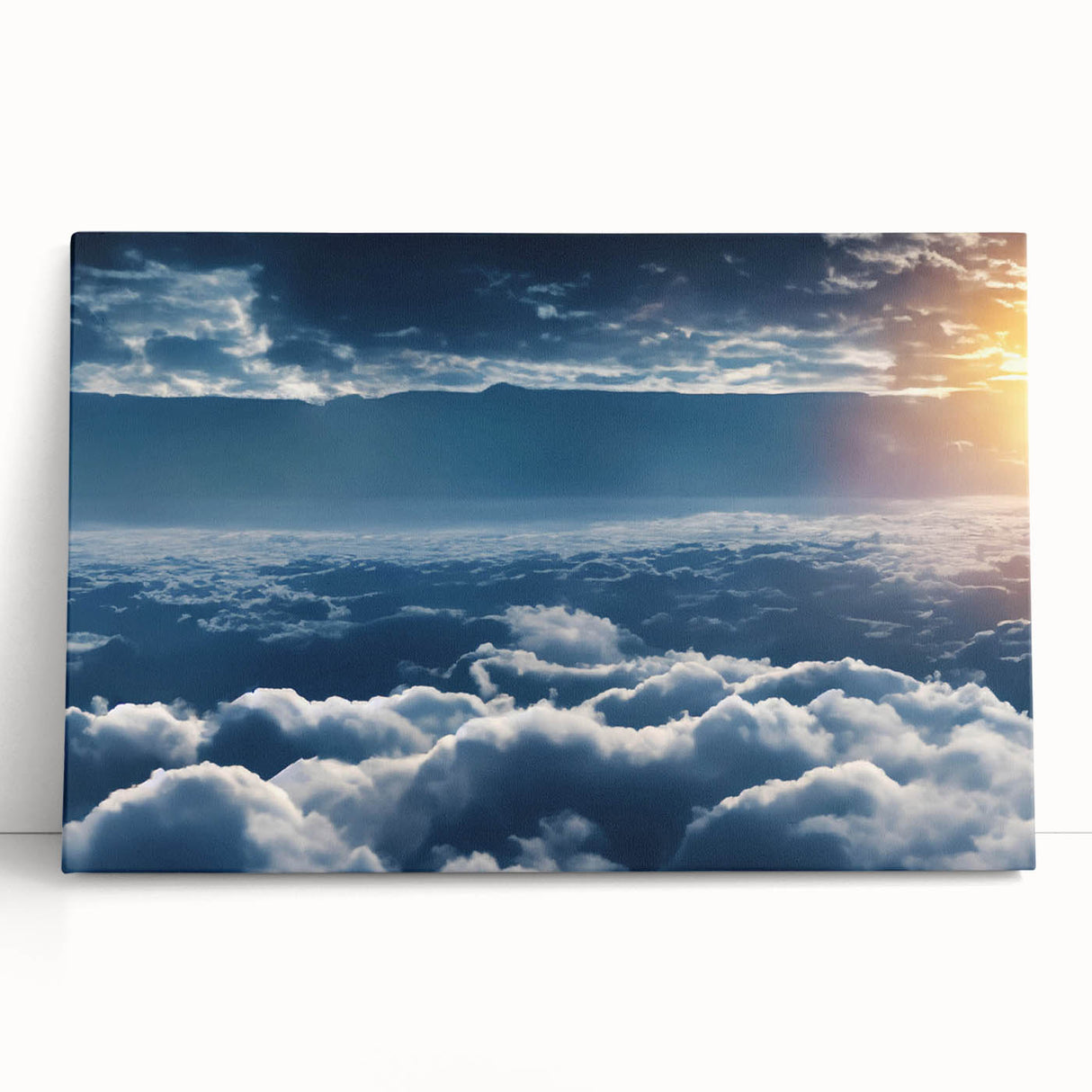 Stretched canvas wall art showcasing a vibrant landscape with soft pastel hues, perfect for modern home decor. Ideal for adding a serene touch to any living space.