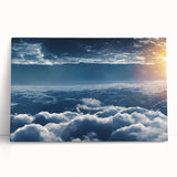 Stretched canvas wall art showcasing a vibrant landscape with soft pastel hues, perfect for modern home decor. Ideal for adding a serene touch to any living space.