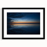 Framed wall art collection showcasing a serene landscape design with vibrant colors and a sleek black mat, perfect for home decor and enhancing interior aesthetics.