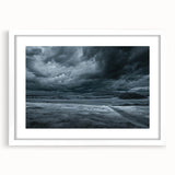 Framed wall art collection showcasing a serene landscape and skyscape design with a white mat, perfect for home decor or office ambiance, enhancing visual tranquility.