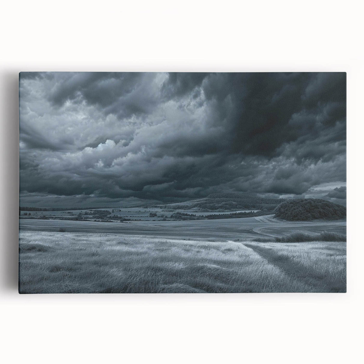 Stretched canvas wall art collection showcasing a stunning landscape with vibrant colors and intricate details, ideal for home decor and art enthusiasts.