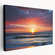 Stretched canvas wall art showcasing a vibrant landscape design with vivid colors and intricate details, perfect for enhancing home decor aesthetics.