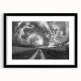 Framed wall art piece from the Landscapes & Skyscapes collection, featuring a stunning black front view with a sleek mat, ideal for modern home decor.