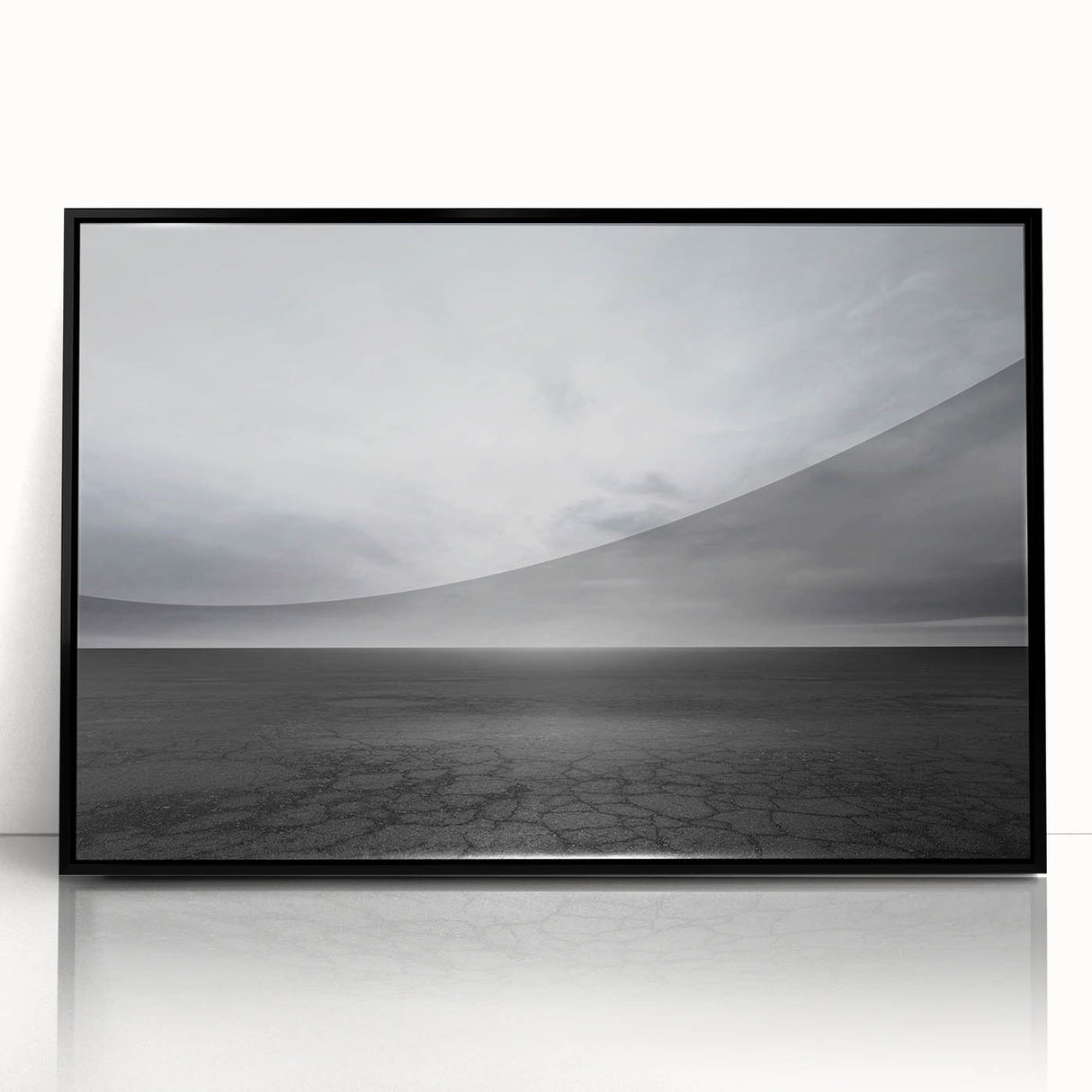 Framed acrylic wall art showcasing a vibrant landscape design with a black frame, ideal for modern home decor. Perfect for adding color and style to any room.