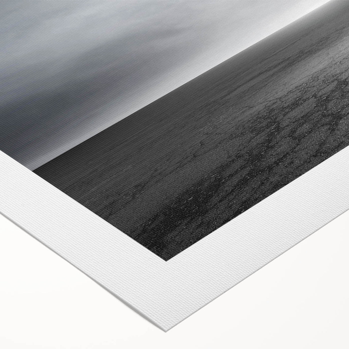 Colorful rolled canvas artwork depicting a vibrant abstract landscape with swirling skies and dynamic colors, ideal for modern home decor, presented in protective packaging.