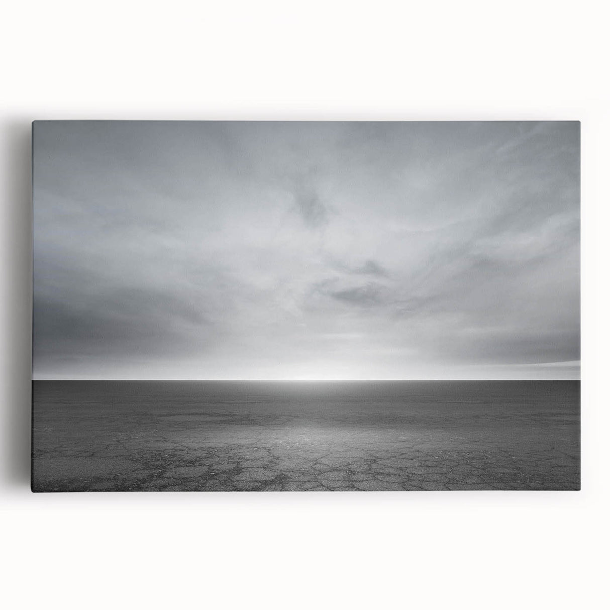 Stretched canvas wall art featuring a vibrant landscape and skyscape design, showcasing rich colors and textures, perfect for home decor enhancement.