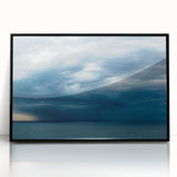 Framed acrylic wall art collection showcasing a vibrant landscape with dynamic skyscapes, featuring a sleek black frame and contemporary design. Perfect for modern home decor.