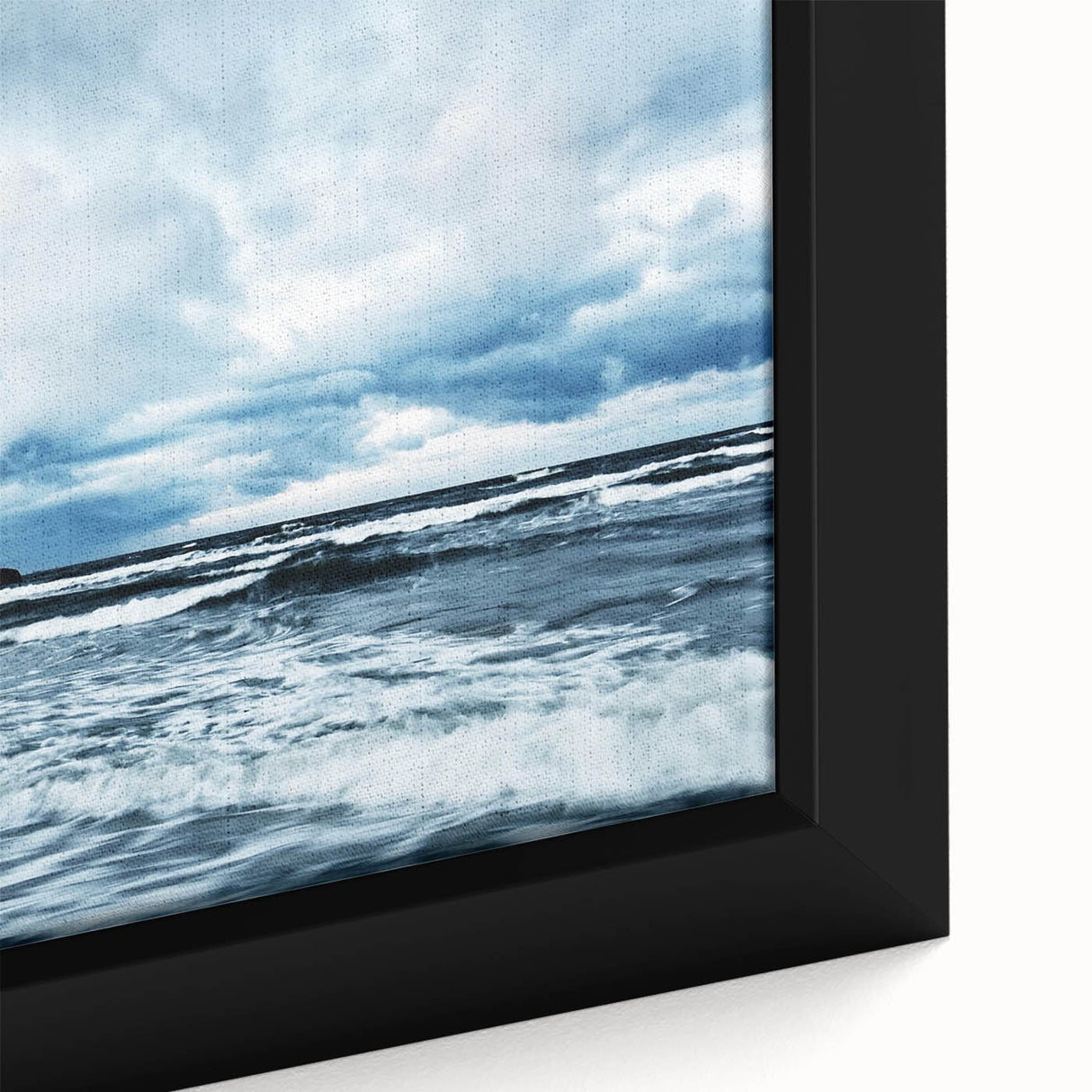 Framed canvas artwork showcasing a vibrant landscape design with rich colors and intricate details, perfect for enhancing home decor or office spaces.