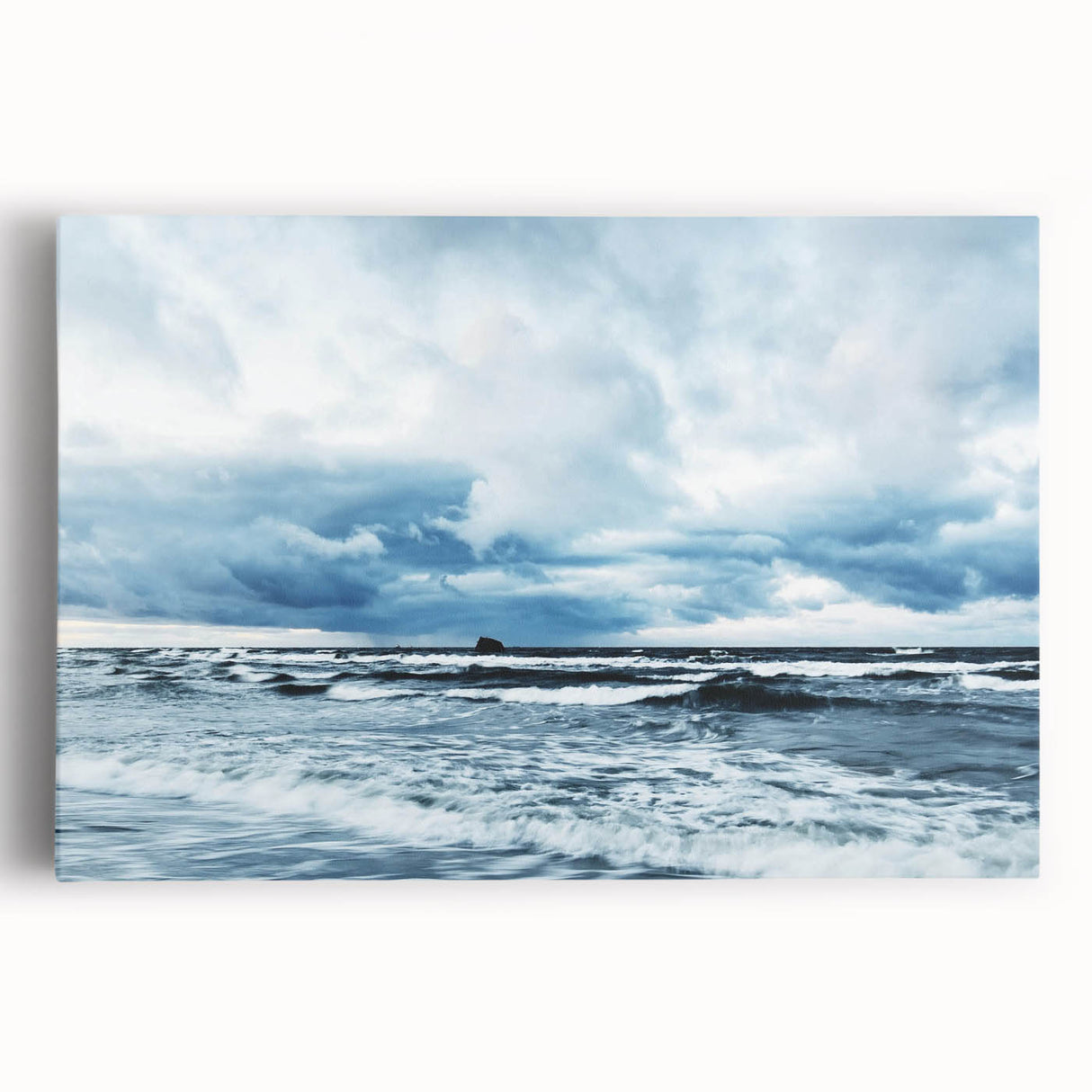 Stretched canvas wall art showcasing a vibrant landscape with a dramatic sky, perfect for enhancing home decor. Features rich colors and intricate details, ideal for nature enthusiasts.