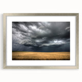 Framed wall art from the Landscapes Skyscapes collection, featuring a serene landscape design with a silver mat and sleek frame, ideal for modern decor.