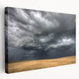 Stretched canvas wall art showcasing a vibrant landscape design with rich colors and textures, ideal for home decor and adding artistic flair to any room.