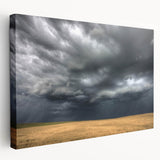 Stretched canvas wall art showcasing a vibrant landscape design with rich colors and textures, ideal for home decor and adding artistic flair to any room.