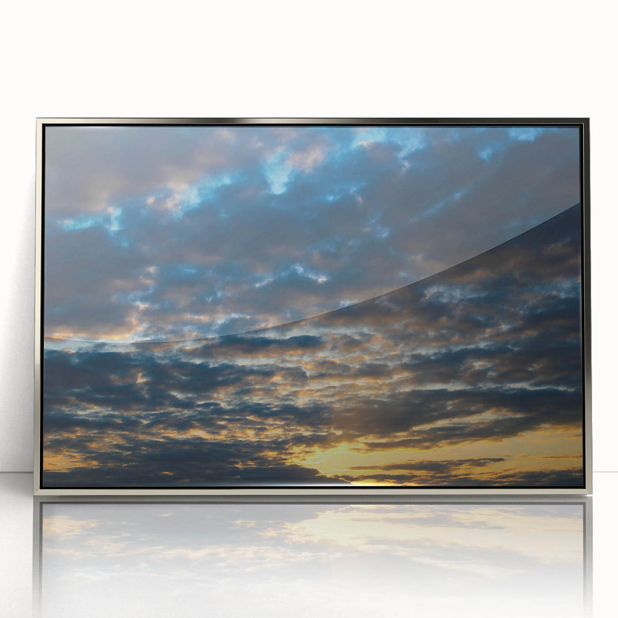 Framed acrylic wall art from the Landscapes & Skyscapes collection, showcasing a serene nature scene with vibrant colors and detailed textures, designed to enhance modern home decor.