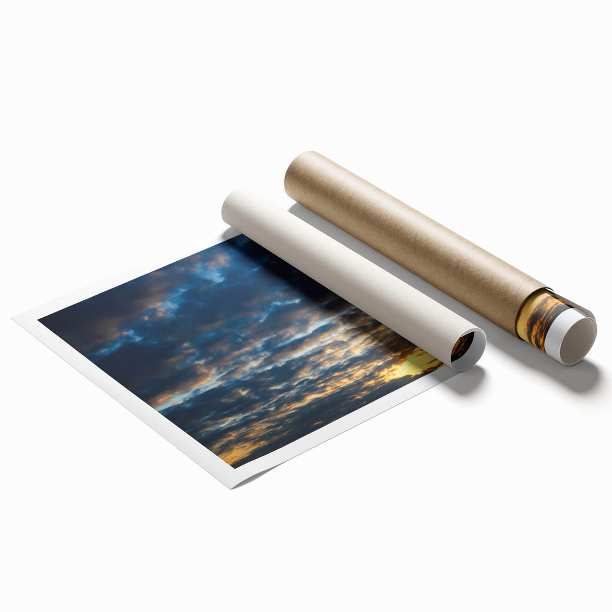 Rolled print showcasing a vibrant landscapes and skyscapes wall art design, featuring rich colors and intricate details, ideal for home decor enhancement. Perfect for art lovers seeking to elevate their interior aesthetics.