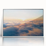 Framed wall art collection showcasing a vibrant landscape scene with bold colors and intricate details, featuring a white frame that enhances the artwork's appeal. Perfect for home decor or office settings, adding a touch of nature-inspired elegance.