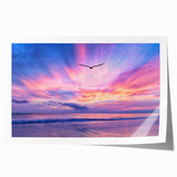Vibrant rolled wall art print showcasing a stunning landscapes and skyscapes design, featuring rich colors and intricate details, perfect for home decor.