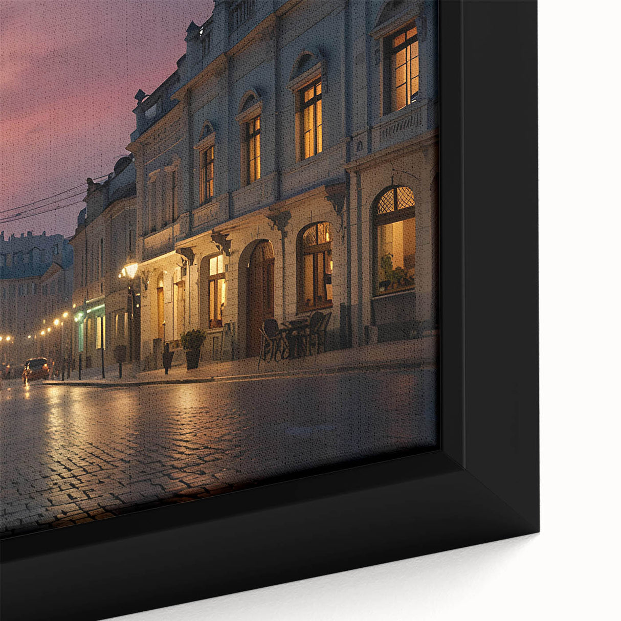 Framed canvas wall art showcasing a vibrant landscape design with intricate details, featuring a mixture of earthy tones and textures, perfect for enhancing modern home decor.
