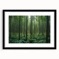 Framed wall art collection featuring lush landscape trees design with a black mat, enhancing any decor style. Perfect for nature lovers and home aesthetics.