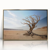 Framed acrylic wall art showcasing a vibrant landscape with detailed trees, set in a luxurious gold frame, perfect for enhancing modern home decor.
