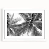 Framed landscape wall art featuring vibrant trees and nature scenes, set in a white mat and frame, perfect for home decor enhancement.