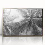 Framed acrylic wall art showcasing a stunning landscape design with vivid greenery and elegant gold accents, perfect for elevating modern home decor.