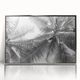 Framed acrylic wall art showcasing a serene landscape design with vibrant trees, highlighted by a sleek silver frame, ideal for modern home decor.