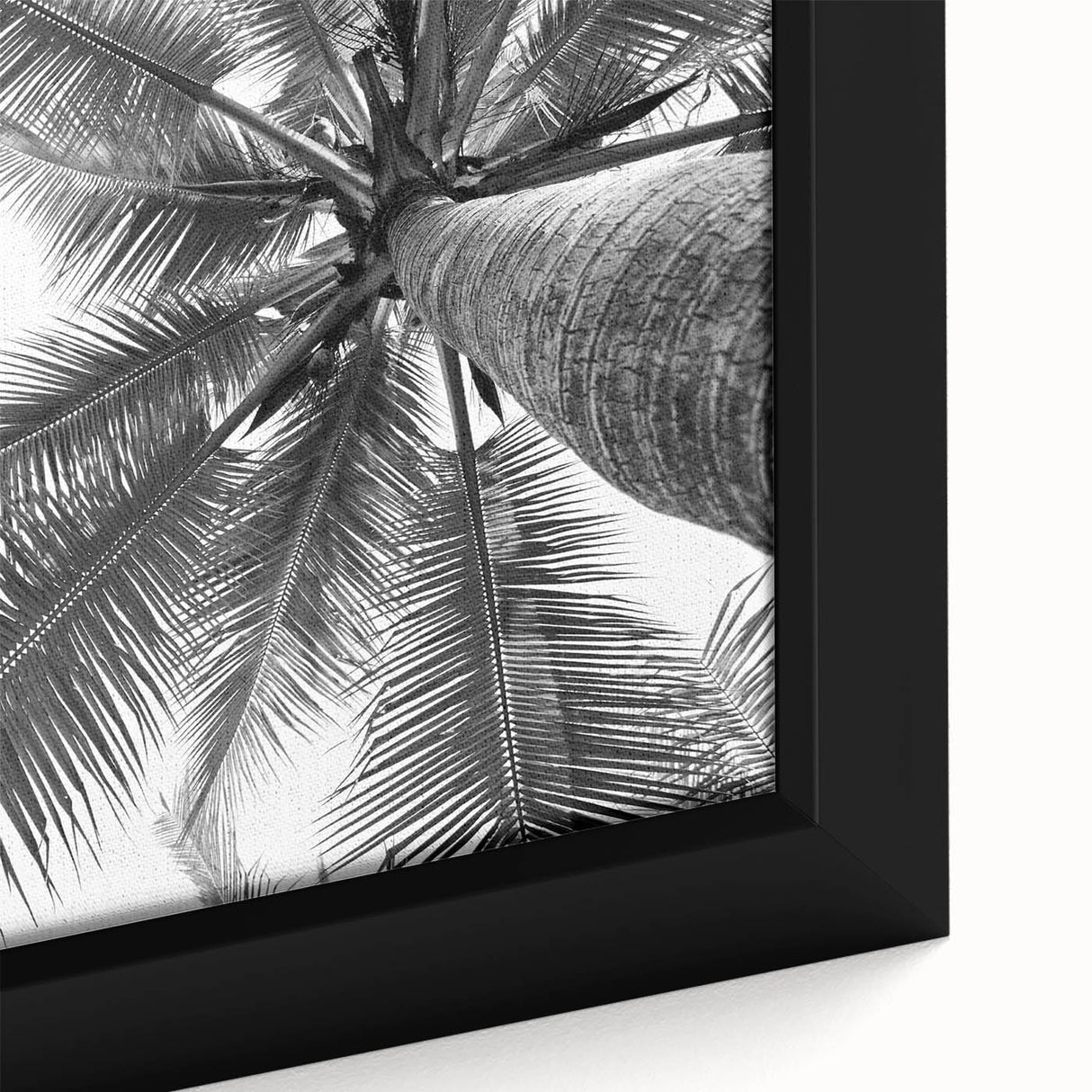Framed canvas wall art showcasing a vibrant landscape with stylized trees, rich colors, and intricate details, ideal for enhancing home decor and artistic expression.