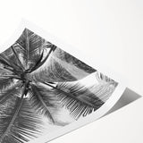 Rolled print showcasing an intricate landscape design with vibrant trees, ideal for home decor. The art piece highlights rich colors and detailed textures, perfect for nature enthusiasts.