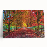 Stretched canvas wall art collection showcasing vibrant landscape trees design, perfect for home decor. Ideal for nature lovers and modern interiors.