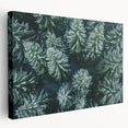 Stretched canvas wall art showcasing a vibrant landscape design with lush green trees, ideal for enhancing home decor. Perfect for nature enthusiasts seeking unique, eye-catching artwork.