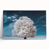 Stretched canvas wall art showcasing serene landscapes with vibrant green trees, perfect for enhancing home decor. Ideal for nature lovers and art enthusiasts.
