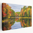 Stretched canvas wall art showcasing a vibrant landscape with trees, designed for home decor, featuring rich colors and a modern aesthetic, ideal for nature lovers.