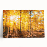 Vibrant stretched canvas wall art showcasing a serene tree landscape design, perfect for home decor, adding a touch of nature and tranquility to any space.