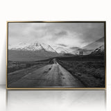 Framed wall art collection showcasing a stunning valley landscape design with vibrant colors and a gold-accented frame, perfect for enhancing modern home decor.