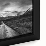 Framed canvas wall art showcasing a vibrant valley landscape design, featuring rich colors and intricate details, perfect for enhancing home decor.