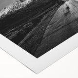 Rolled canvas wall art showcasing a serene valley landscape design, featuring lush green hills and a clear blue sky, perfect for home decor.