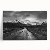 Stretched canvas wall art showcasing a serene valley landscape design, featuring vibrant colors and intricate details, perfect for home decor or office ambiance.