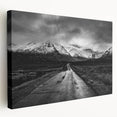 Stretched canvas wall art showcasing a serene valley landscape design, featuring vibrant colors and intricate details, perfect for home decor enhancement.