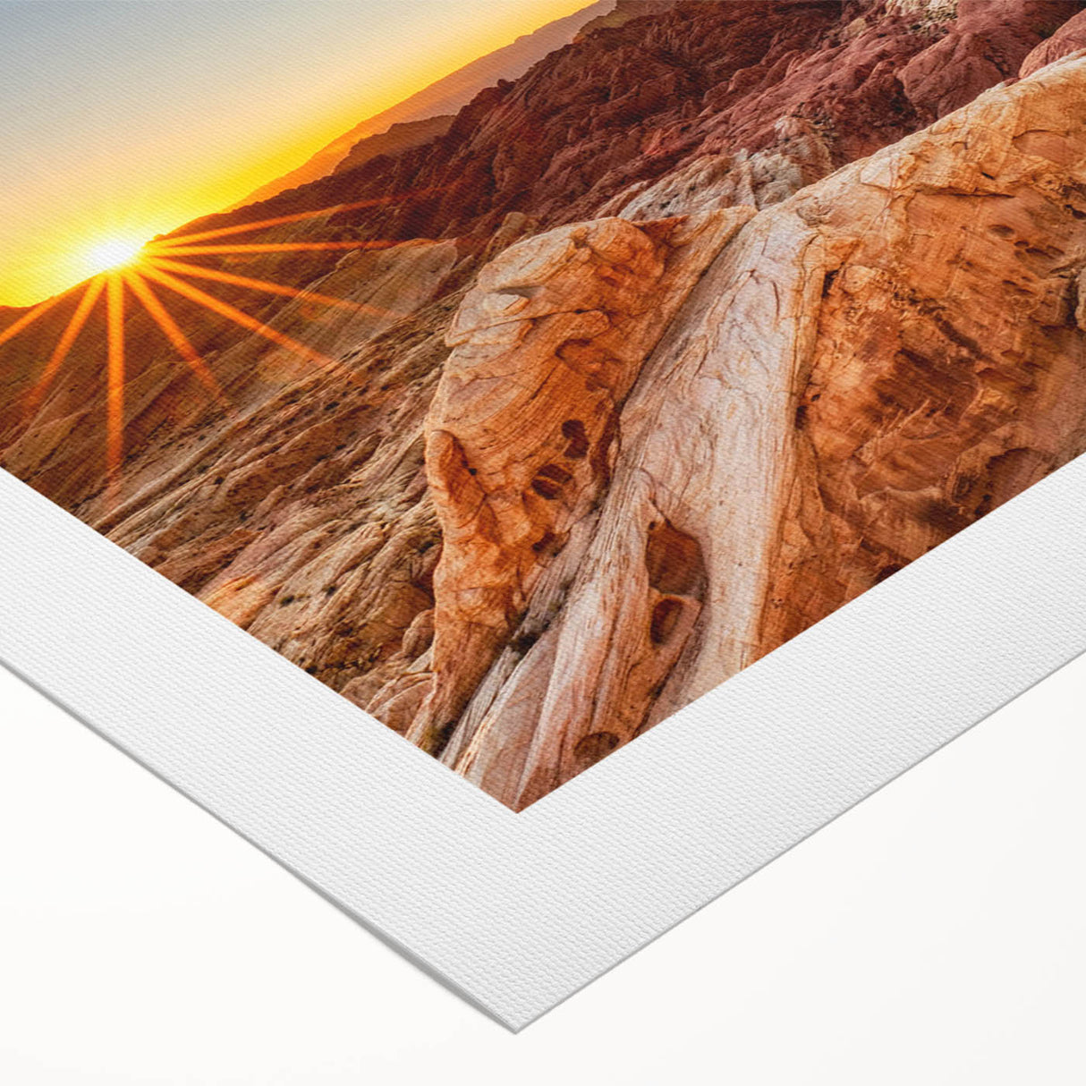 Rolled canvas showcasing a breathtaking valley landscape design, featuring vibrant colors and intricate details, perfect for enhancing home decor.