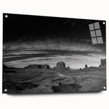 Acrylic glass wall art collection showcasing a vibrant landscape valley design in a side view, featuring colorful pins for hanging. Ideal for modern home decor.