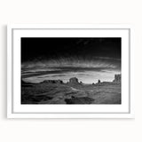 Framed wall art showcasing a serene valley landscape design with a white mat, ideal for modern home decor. Perfect for enhancing living spaces with nature-inspired elegance.