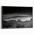 Framed wall art featuring a serene valley landscape design with vibrant colors, showcased in a sleek black frame. Perfect for modern home decor.