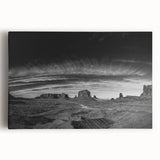 Stretched canvas wall art depicting a serene valley landscape in vibrant greens and blues, designed to enhance interior spaces with nature-inspired decor.