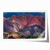 Rolled print of a serene landscape village scene featuring soft pastels and intricate details, ideal for home decor, showcasing natural beauty and tranquility.